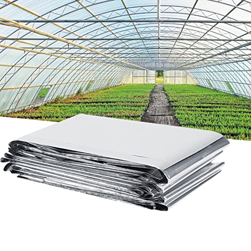 Rankomu Mylarfolie 210x120cm - Reflektierende Pflanzenfolie Aus PETP Mit 95% Lichtreflexion, Mylar Gewächshausfolie Für Garten & Innenbereich, Leicht & Faltbare Reflexionsfolie von Rankomu