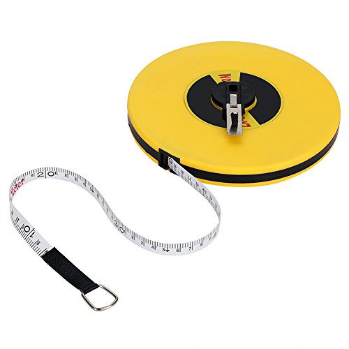 Rankomu 50m Fiberglas Maßband Meter Scale Wasserdicht & Langlebig Präzisions-Messwerkzeug für Bauarbeiten, Vermessung und Elektroinstallation Rankomu 50m Fiberglas Maßband Meter Scale Wasserdicht & Langlebig Präzisions-Messwerkzeug für Bauarbeiten, Vermessung und Elektroinstallation von Rankomu