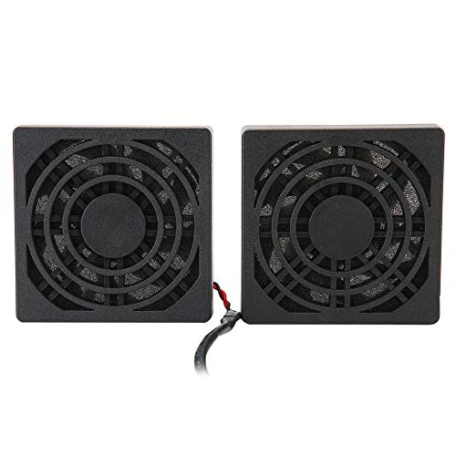 Rankomu Computer-Router-Lüfter, Computer-Router-Lüfter, USB-Power-Kühler mit Staubschutz für RTAC68U AC86U EX6200 Tengda AC15, Wärmeableitungswerkzeug Rankomu Computer-Router-Lüfter, Computer-Router-Lüfter, USB-Power-Kühler mit Staubschutz für RTAC68U AC86U EX6200 Tengda AC15, Wärmeableitungswerkzeug von Rankomu