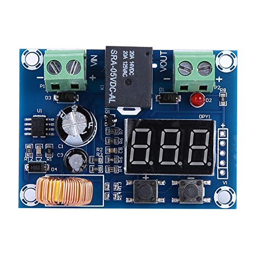 Rankomu Digitales Niederspannungs-Trennmodul, XH-M609 Überlade-/Entlade-/Strom- Und Kurzschlussschutzmodul Für 12–36 V DC-Batterie von Rankomu