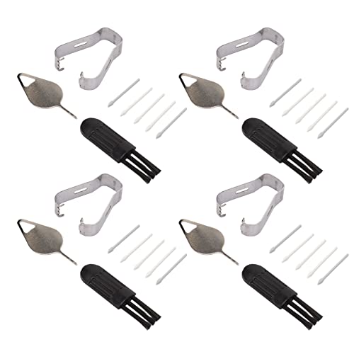 Rankomu forS8 Plus Stylus Pen Tips 4 Sets für Tab S8 Stylus Pen Tips, ABS Einfache Installation Ersatzspitzen für S8 Plus, Inklusive Pins, Pinzette, Pinsel, Kompatibel mit Tab S8 Touch Pen von Rankomu
