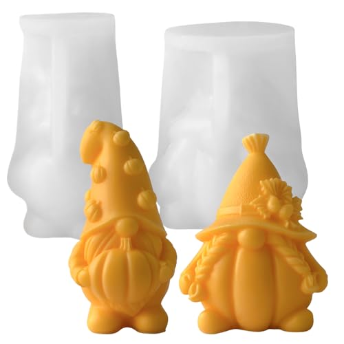 3D Kürbis Gnom Silikonform, 2 Silikonformen Gießformen Herbst, Kürbiswichtel Kerzen Und Harzform Herbst Deko, Wichtel Kerzen Formen Silikon Halloween Thanksgiving Basteln Dekoration 3D Kürbis Gnom Silikonform, 2 Silikonformen Gießformen Herbst, Kürbiswichtel Kerzen Und Harzform Herbst Deko, Wichtel Kerzen Formen Silikon Halloween Thanksgiving Basteln Dekoration von Ranley