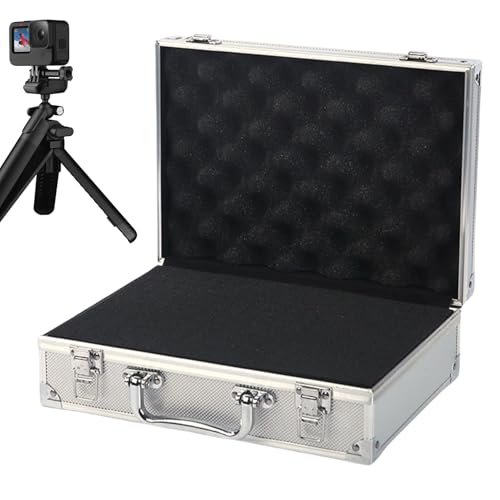 Kleine Alubox Alukoffer, Universeller Werkzeugkasten Aus Aluminiumlegierung, Tragbare Aluminiumbox-Aufbewahrungsbox, Aluminium Flugkoffer Für Messgeräte, Aluminiumbox-Werkzeugkiste von Ranley