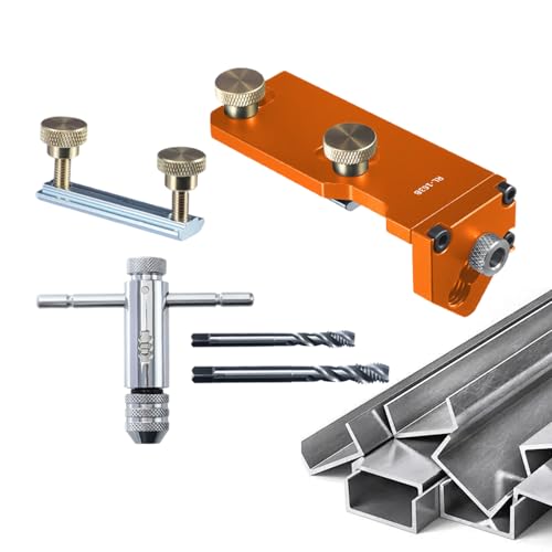 Ranley Aluminiumprofil Gewindeführung - Aluminium Profil Möbel,Fräs- Und Gewindeassistent Für Kabelkonstruktion Metallbau Holzbearbeitung Montage von Ranley