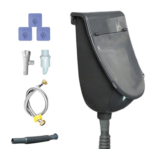 Ranley Außen-Urinal Für Garten - Wohnheim Urinableiter - Wandmontierter Urinableiter Separator Geruchloses Toilettenbecken Mit Deckel Für Männer Zuhause Wohnheim von Ranley