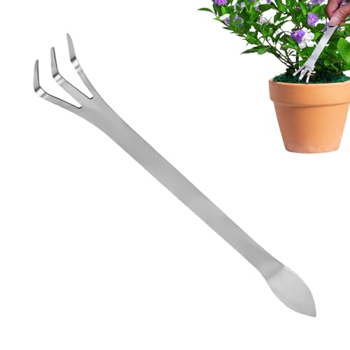 Ranley Bonsai Rechen - Rostfreie Handharke für Wurzelpflege | Griffiges Gartenwerkzeug für Umtopfen & Pflege Anfänger gut geeignet Bodenlockerung für Männer & Frauen Ranley Bonsai Rechen - Rostfreie Handharke für Wurzelpflege | Griffiges Gartenwerkzeug für Umtopfen & Pflege Anfänger gut geeignet Bodenlockerung für Männer & Frauen von Ranley