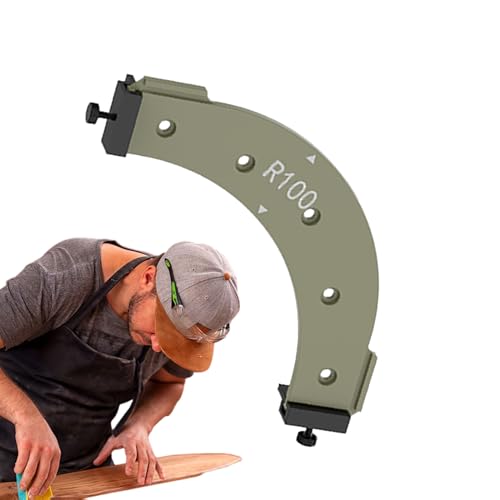 Ranley Ecke Routing Guide, Holzbearbeitung runde Eckbogenvorlage, Große präzise Router -Vorlagen, Internes und externes leichtes Routing -Trimmwerkzeug für Heimprojekte von Ranley