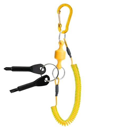 Ranley Fliegenfisch-Leine, Magnetclip Haltevorrichtung mit Rückzugsfunktion, Karabiner Leine Schnellverschluss Rutschsicher Halter für Salzwasser Landung Watten Boot Fluss Ranley Fliegenfisch-Leine, Magnetclip Haltevorrichtung mit Rückzugsfunktion, Karabiner Leine Schnellverschluss Rutschsicher Halter für Salzwasser Landung Watten Boot Fluss von Ranley