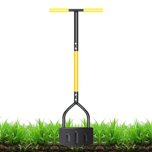 Ranley Grass Edger Tool, Manueller Rasenkantenschneider Mit Sägezahn, Stahl Schaufel Und Multifunktionsschaber Für Rasenpflege An Wegen Einfahrten Gärten von Ranley