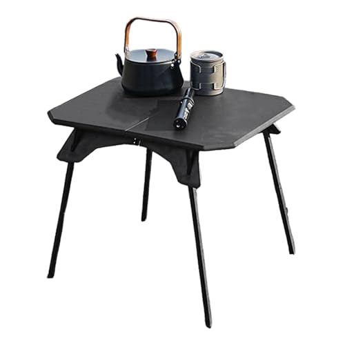 Ranley Outdoor -Reisetisch, Klapppicknicktisch | Faltcamping -Grilltisch - Faltbarer Ständer, Leichter Picknickschreibtisch mit abnehmbaren Beinen, Höhe für die Terrasse verstellbar von Ranley