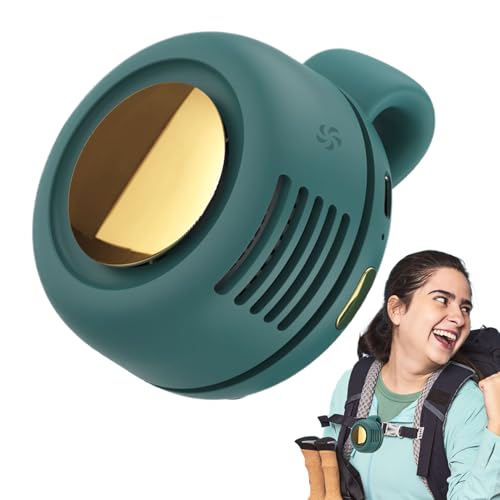 Ranley Tragbarer Ventilator, Hüftventilator Mit Klipp-Funktion, Lüfterblattloser Kühlventilator Zum Anklippen, Ventilatoren Aufladbare 3 Windgeschwindigkeite, Leistungsstark & Kompakt Für Arbeit von Ranley