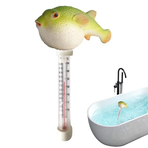 Ranley Wassertemperatur-Sensor | Schwimmendes Thermometer Mit Cartoon-Tierdesign,Großes Pool Thermometer Für Schwimmbad Familie See Badewanne Spa Thermalbad Drinnen Draußen Zuhause Ranley Wassertemperatur-Sensor | Schwimmendes Thermometer Mit Cartoon-Tierdesign,Großes Pool Thermometer Für Schwimmbad Familie See Badewanne Spa Thermalbad Drinnen Draußen Zuhause von Ranley