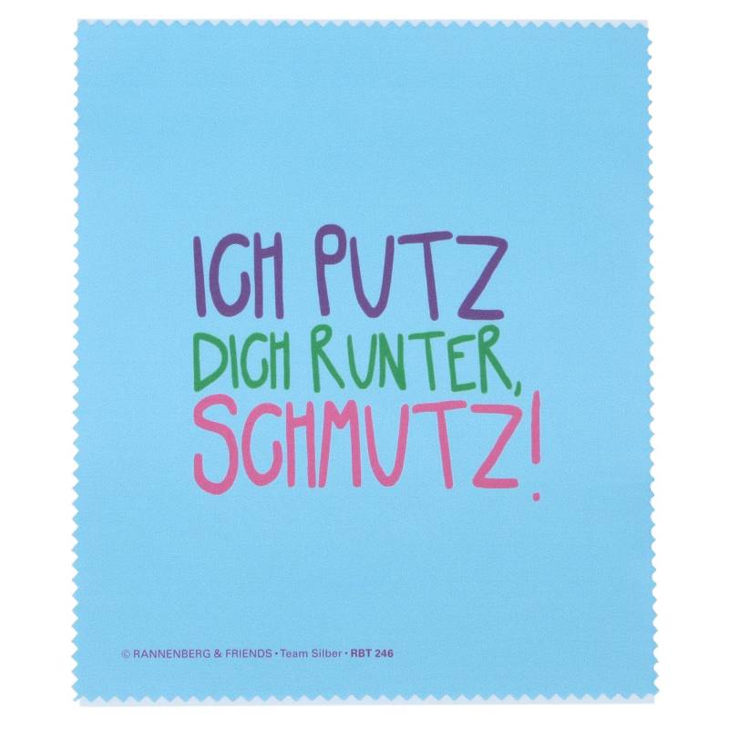 Rannenberg & Friends Brillenputztuch Microfaser Ich putz dich runter von RANNENBERG & FRIENDS