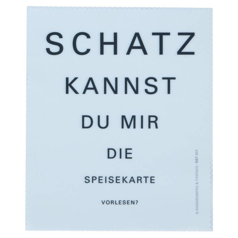Rannenberg & Friends Brillenputztuch Microfaser Schatz kannst du von RANNENBERG & FRIENDS