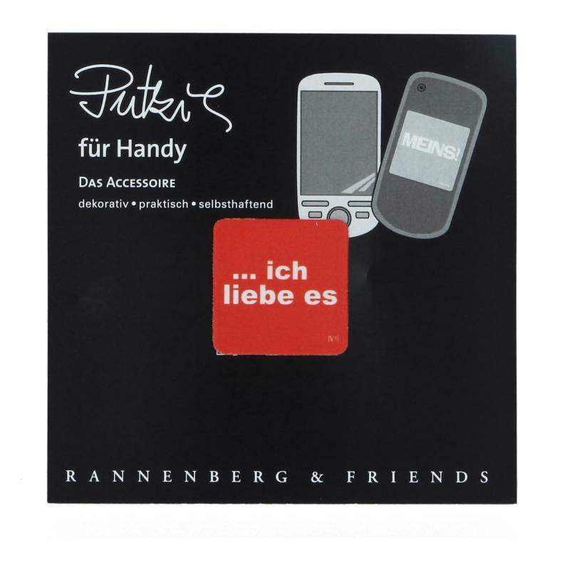 Rannenberg & Friends Handy Putzi Ich liebe es von RANNENBERG & FRIENDS