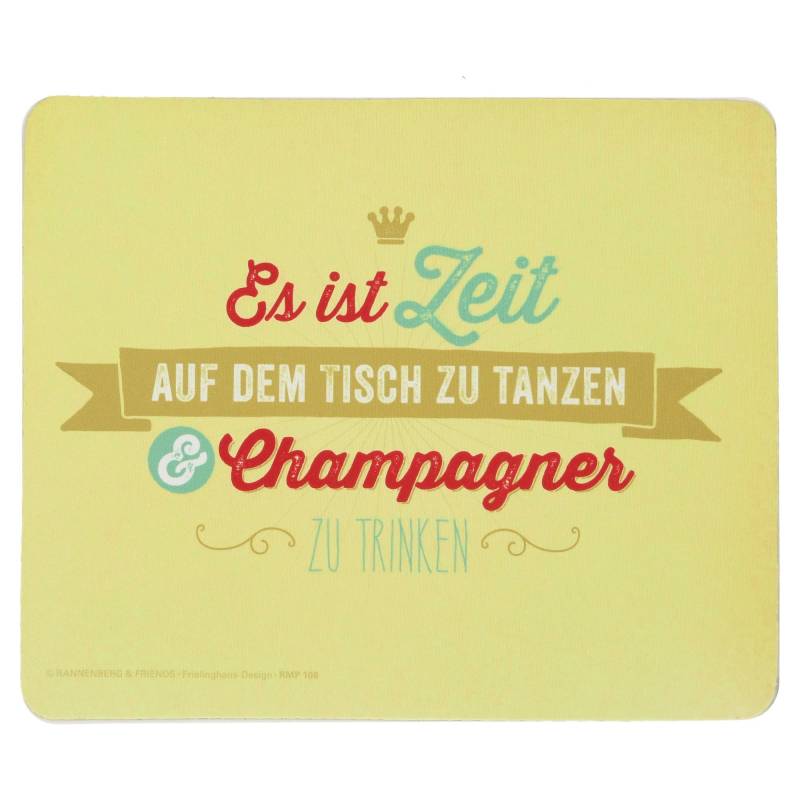 Rannenberg & Friends Maus-Pad Champagner von RANNENBERG & FRIENDS