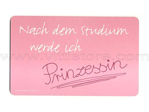 Rannenberg Frühstücksbrettchen - "Nach dem Studium werde ich Prinzessin" von Rannenberg