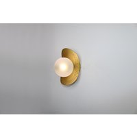 Ellipse Perforierte Wandbeleuchtung - Gold Wandlampe Vanity Light Fixture, Wandleuchte, Wandlampe, Kleine von RanorLightingDesign