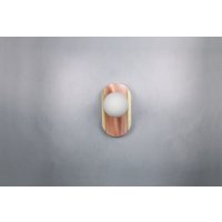 Ellipse Wandbeleuchtung - Kupfer Und Messing Globe Wandleuchte, Eitelkeits-Leuchte, Kleine von RanorLightingDesign
