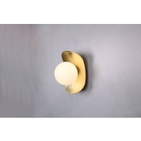 Messing Wandleuchte - Wand Beleuchtung, Vanity Leuchte, Schwarze Leuchte von RanorLightingDesign