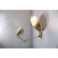 Messing Wandplatte Beleuchtung, Runde Wandleuchte, Globe Wandleuchte Vanity Leuchte, Wandleuchten von RanorLightingDesign