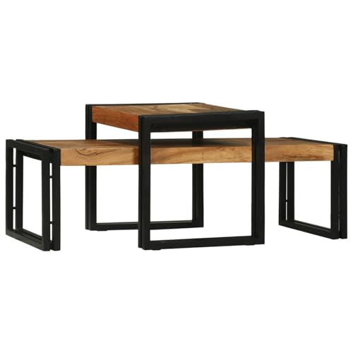 Rantry 2-teiliges Couchtisch-Set aus massivem Akazienholz Beistelltisch Model4104722 Rantry 2-teiliges Couchtisch-Set aus massivem Akazienholz Beistelltisch Model4104722 von Rantry
