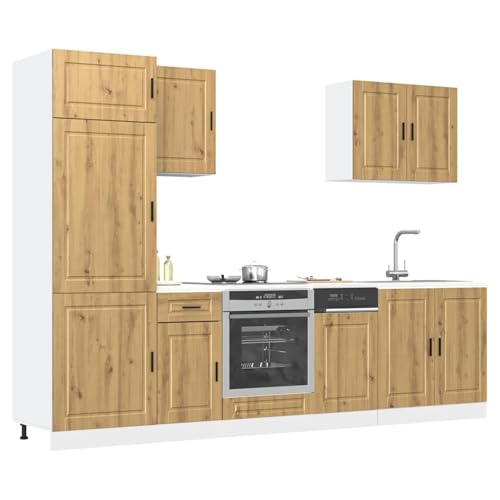 Rantry 7-TLG. Küchenschrank-Set Kalmar Artisan-Eiche Holzwerkstoff von Rantry