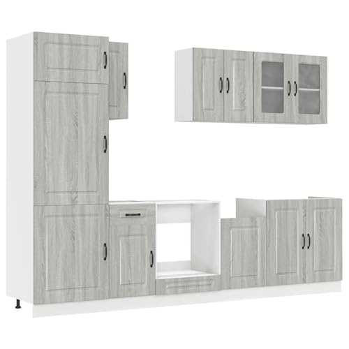 Rantry 8-TLG. Küchenschrank-Set Kalmar Grau Sonoma Holzwerkstoff Küchenschränke Model3314797 Rantry 8-TLG. Küchenschrank-Set Kalmar Grau Sonoma Holzwerkstoff Küchenschränke Model3314797 von Rantry