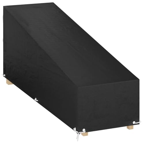Rantry Abdeckung für Sonnenliege 12 ?sen 200x65x35/60 cm Polyethylen Stuhlhussen Model319344 von Rantry