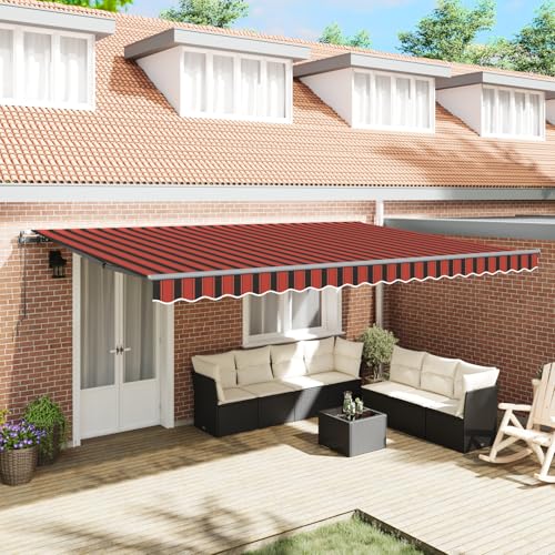 Rantry Automatische Einziehbare Markise Orange und Braun 500x300 cm Standmarkise Model3331225 Rantry Automatische Einziehbare Markise Orange und Braun 500x300 cm Standmarkise Model3331225 von Rantry
