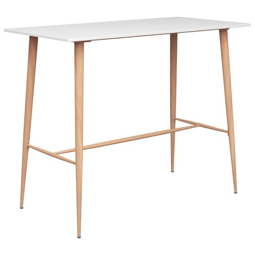 Rantry Bartisch Weiß 120x60x105 cm Stehtisch Model248145 von Rantry
