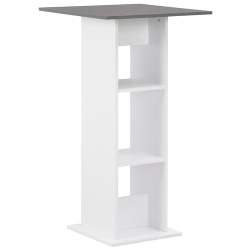 Rantry Bartisch Weiß und Anthrazitgrau 60x60x110 cm Stehtisch Model280210 Rantry Bartisch Weiß und Anthrazitgrau 60x60x110 cm Stehtisch Model280210 von Rantry