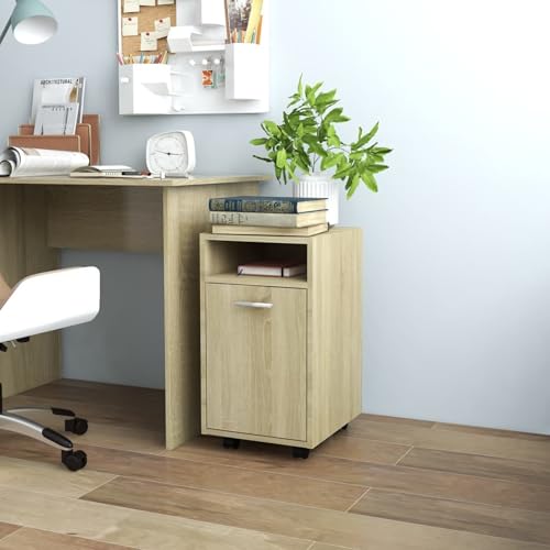 Rantry Beistellschrank mit Rollen Sonoma-Eiche 33x38x60 cm Anrichte Model803050 Rantry Beistellschrank mit Rollen Sonoma-Eiche 33x38x60 cm Anrichte Model803050 von Rantry