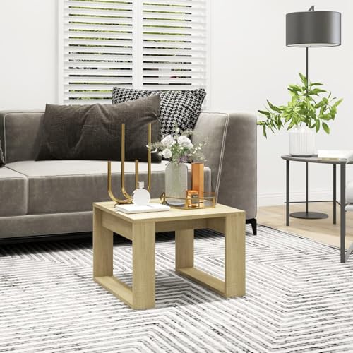 Rantry Beistelltisch Sonoma-Eiche 50x50x35 cm Holzwerkstoff Kleiner Tisch Model808624 Rantry Beistelltisch Sonoma-Eiche 50x50x35 cm Holzwerkstoff Kleiner Tisch Model808624 von Rantry