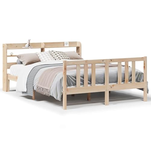Rantry Bettgestell mit Kopfteil ohne Matratze 135x190 cm von Rantry