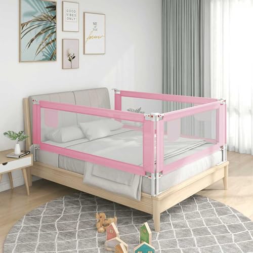 Rantry Bettschutzgitter Rosa 90x25 cm Stoff Sicherheitsbettgitter Model10198 Rantry Bettschutzgitter Rosa 90x25 cm Stoff Sicherheitsbettgitter Model10198 von Rantry