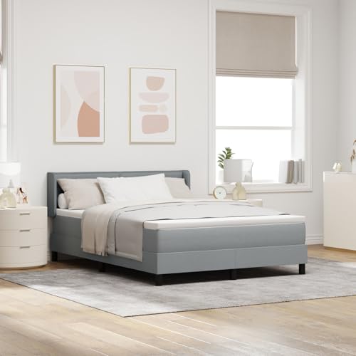 Rantry Boxspringbett mit Matratze Hellgrau 140x190 cm Stoff Schlafzimmerbett Model3341034 Rantry Boxspringbett mit Matratze Hellgrau 140x190 cm Stoff Schlafzimmerbett Model3341034 von Rantry