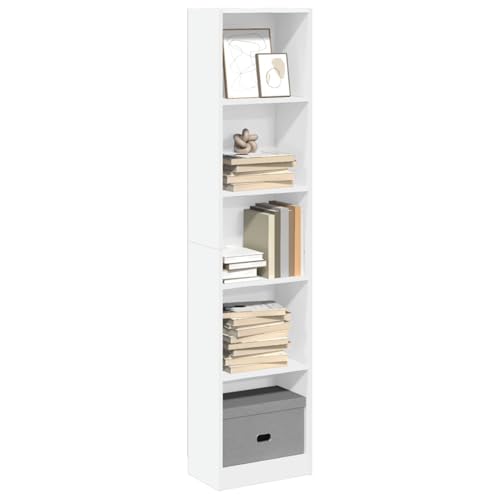 Rantry Bücherregal Wei? 40x24x176 cm Holzwerkstoff Bücherschrank Model857792 Rantry Bücherregal Wei? 40x24x176 cm Holzwerkstoff Bücherschrank Model857792 von Rantry