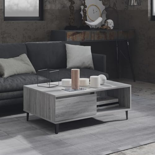 Rantry Couchtisch Grau Sonoma 90x60x35 cm Holzwerkstoff Beistelltisch Model813174 Rantry Couchtisch Grau Sonoma 90x60x35 cm Holzwerkstoff Beistelltisch Model813174 von Rantry
