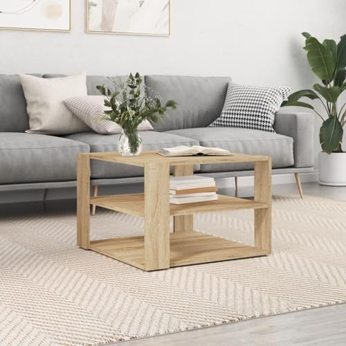 Rantry Couchtisch Sonoma-Eiche 59,5x59,5x40 cm Holzwerkstoff Beistelltisch Couch Model834248 Rantry Couchtisch Sonoma-Eiche 59,5x59,5x40 cm Holzwerkstoff Beistelltisch Couch Model834248 von Rantry