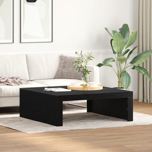 Rantry Couchtisch aus schwarzem Eichenholz - 100x100x35 cm Hergestellt aus Engineered Holz Beistelltisch Model862678 Rantry Couchtisch aus schwarzem Eichenholz - 100x100x35 cm Hergestellt aus Engineered Holz Beistelltisch Model862678 von Rantry