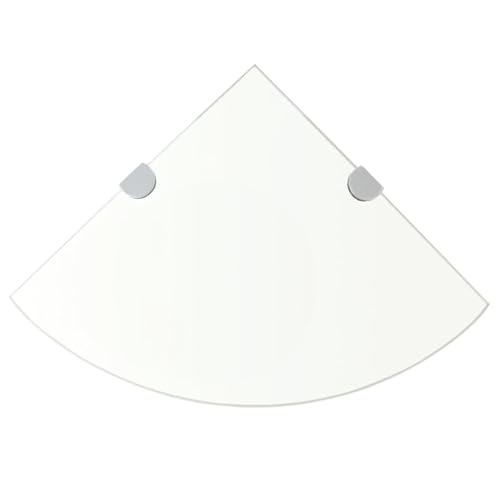 Rantry Eckablage mit Verchromten Halterungen Glas Transparent 35x35 cm Regal Model243853 Rantry Eckablage mit Verchromten Halterungen Glas Transparent 35x35 cm Regal Model243853 von Rantry