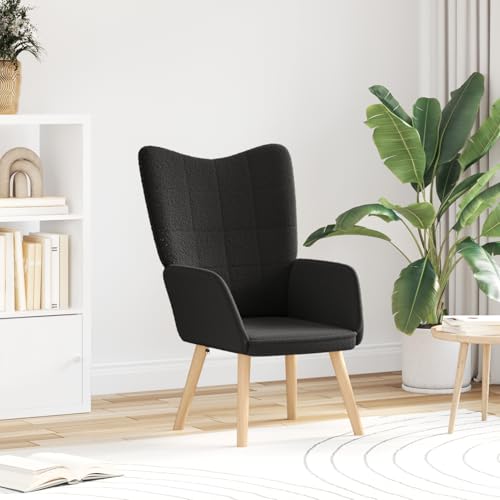 Rantry Entspannungsstuhl Schwarz Lockiges Wollähnliches Gewebe Loungesessel Model42001781 Rantry Entspannungsstuhl Schwarz Lockiges Wollähnliches Gewebe Loungesessel Model42001781 von Rantry