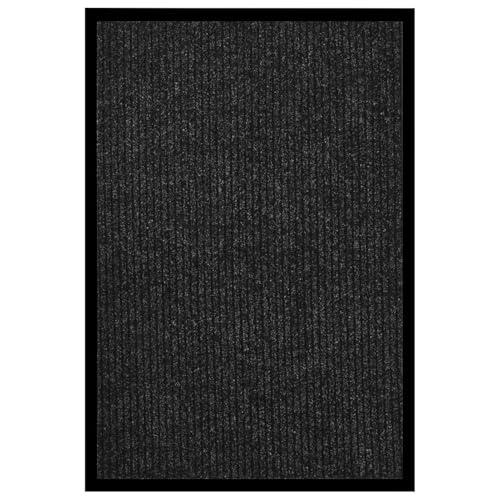 Rantry Fu?Matte Gestreift 80x120 cm Anthrazit Eingangstürmatte Model331609 von Rantry