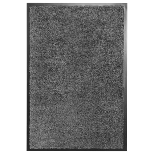 Rantry Fu?Matte Waschbar Anthrazit 40x60 cm Eingangstürmatte Model323415 von Rantry