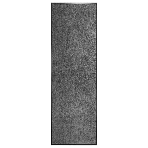 Rantry Fu?Matte Waschbar Anthrazit 60x180 cm Eingangstürmatte Model323417 von Rantry