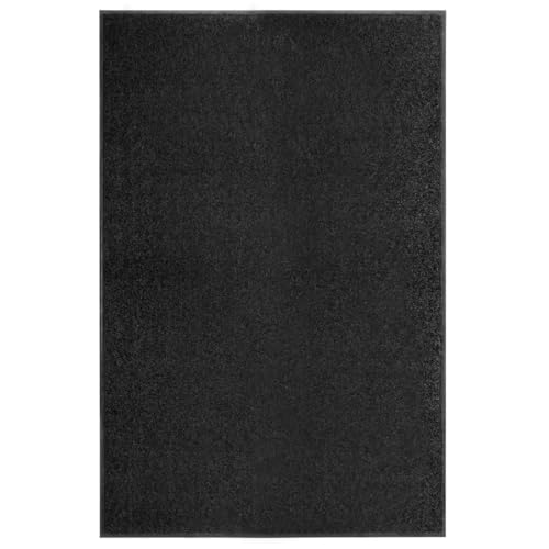 Rantry Fu?Matte Waschbar Schwarz 120x180 cm Eingangstürmatte Model323414 von Rantry