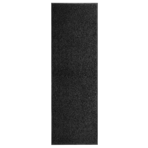 Rantry Fu?Matte Waschbar Schwarz 60x180 cm Eingangstürmatte Model323411 von Rantry