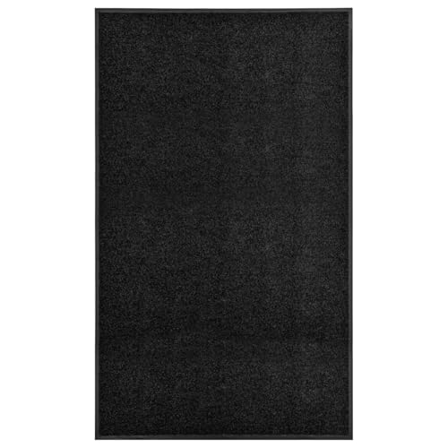 Rantry Fu?Matte Waschbar Schwarz 90x150 cm Eingangstürmatte Model323413 von Rantry