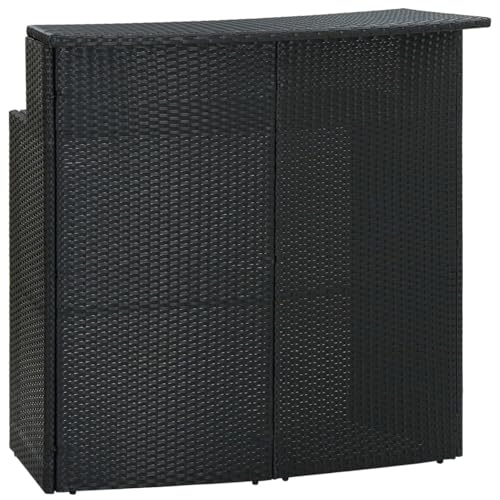 Rantry Garten-Bartisch Schwarz 120x55x110 cm Poly Rattan Stehtisch Model313468 Rantry Garten-Bartisch Schwarz 120x55x110 cm Poly Rattan Stehtisch Model313468 von Rantry
